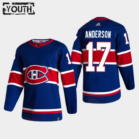 Dětské Hokejový Dres Montreal Canadiens Dresy Josh Anderson 17 2020-21 Reverse Retro Authentic